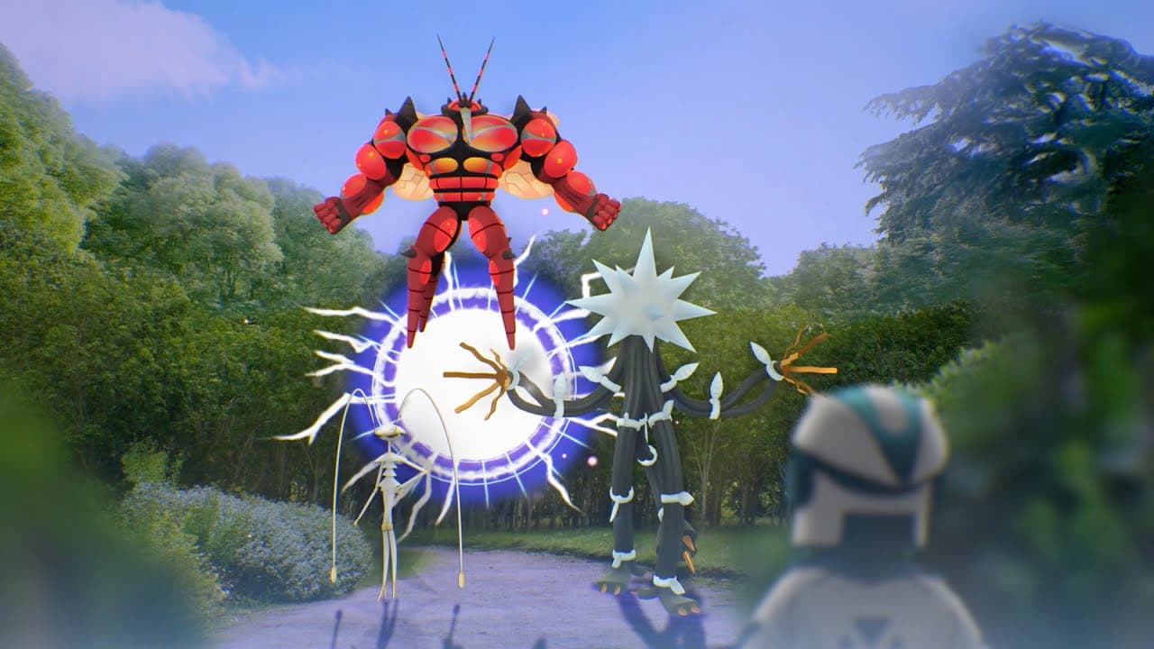 Xurkitree, Pheromosa, and Buzzwole in 5-star Raid Battles