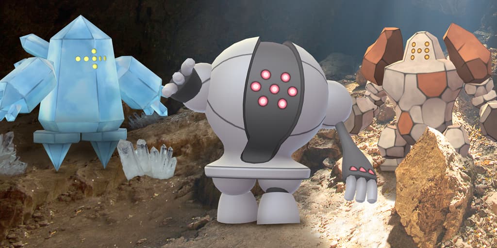 Regirock, Regice, and Registeel in 5-star Raid Battles